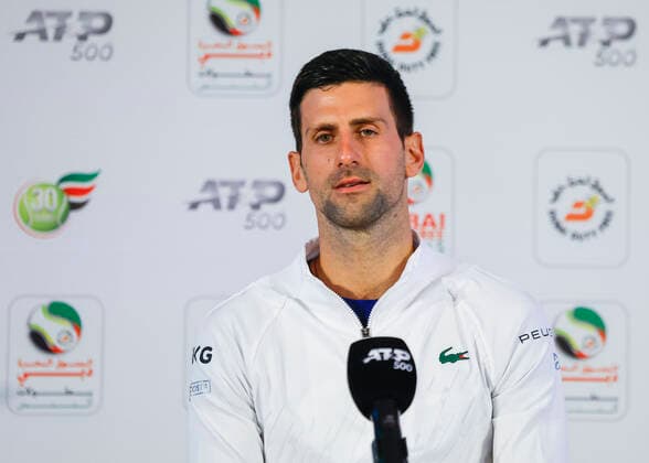 Tennis, ATP Tournament in Dubai, Novak Djokovic Press Conference