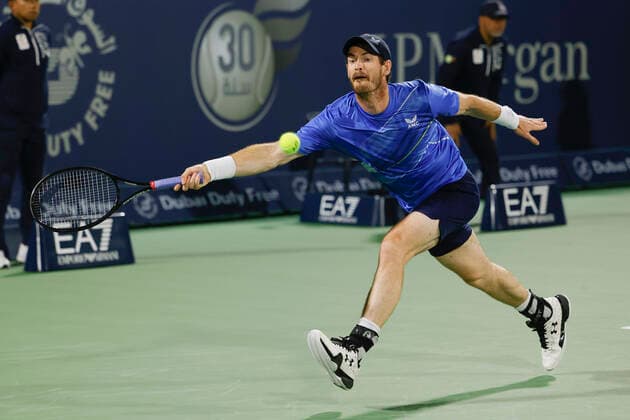 Andy Murray Tennis Dubai Duty Free Tennis Championships ATP Dubai Duty Free Tennis Stadium Dubai United Arab Emirates 21 February 2022 Copyright: xJuergenxHasenkopfx