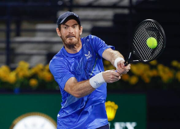 Andy Murray Tennis Dubai Duty Free Tennis Championships ATP Dubai Duty Free Tennis Stadium Dubai United Arab Emirates 21 February 2022 Copyright: xJuergenxHasenkopfx