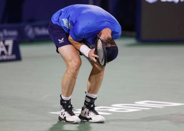 Andy Murray Tennis Dubai Duty Free Tennis Championships ATP Dubai Duty Free Tennis Stadium Dubai United Arab Emirates 21 February 2022 Copyright: xJuergenxHasenkopfx