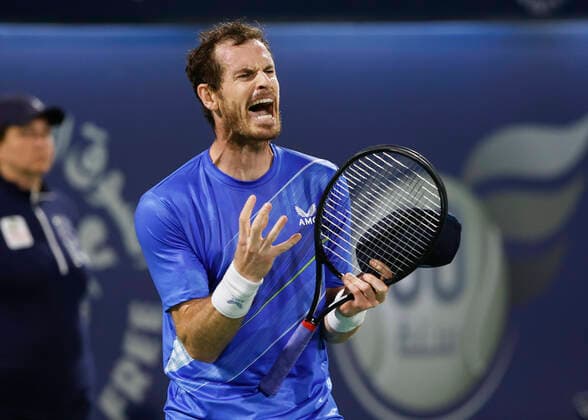 Andy Murray Tennis Dubai Duty Free Tennis Championships ATP Dubai Duty Free Tennis Stadium Dubai United Arab Emirates 21 February 2022 Copyright: xJuergenxHasenkopfx