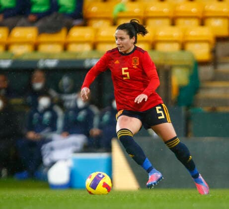 England v Spain - Arnold Clark Cup Ivana Andres Sanz(Andres Sanz) (Real Madrid)of Spain during Arnold Clark Cup between England Women and Spain at Carrow Road, Norwich on 20th February 2022 Norwich United Kingdom  Copyright: xActionxFotoxSportx originalFilename:galvin-englandw220220_npML0.jpg