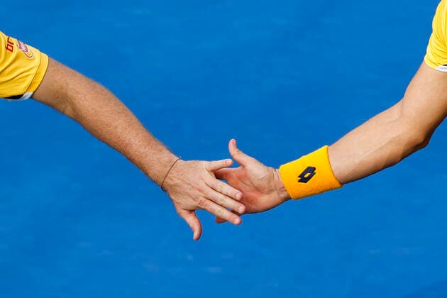 Kevin Krawietz Andreas Mies, Mens Doubles Tennis Dubai Duty Free Tennis Championships ATP Dubai Duty Free Tennis Stadium Dubai United Arab Emirates 22 February 2022 Copyright: xJuergenxHasenkopfx