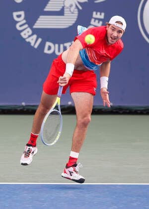 Jan Lennard Struff GER Tennis Dubai Duty Free Tennis Championships ATP Dubai Duty Free Tennis Stadium Dubai United Arab Emirates 22 February 2022 Copyright: xJuergenxHasenkopfx
