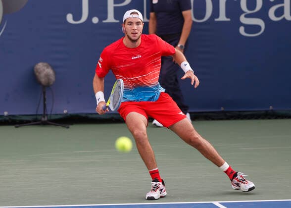 Jan Lennard Struff GER Tennis Dubai Duty Free Tennis Championships ATP Dubai Duty Free Tennis Stadium Dubai United Arab Emirates 22 February 2022 Copyright: xJuergenxHasenkopfx