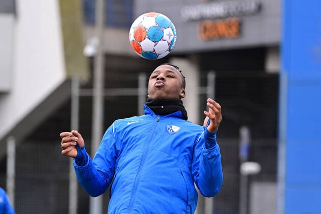 Armel Bella Kotchap 37 Vfl Bochum , Training VfL Bochum, 1 Bundesliga, 22 02 2022 Copyright: xkolbert-press MarcxNiemeyerx
