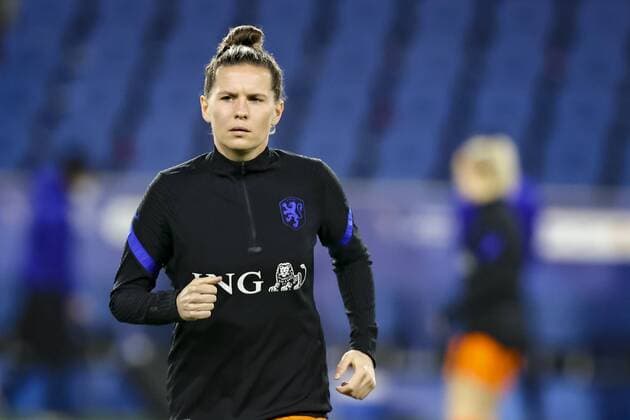LE HAVRE, 22-02-2022 ,Stade Oceane Tournoi de France, Dutch Eredivisie, Season 2021 2022, Netherlands player Merel van Dongen during the match France - Netherlands (women) France - Netherlands (women)  x15502097x Copyright: