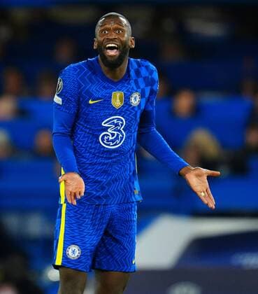 Mandatory Credit: Photo by Javier Garcia Shutterstock (12817772hf) Antonio Rudiger of Chelsea Chelsea v Lille, UEFA Champions League, Round of 16, First Leg, Football, Stamford Bridge, London, UK - 22 Feb 2022 EDITORIAL USE ONLY No use with unauthorised audio, video, data, fixture lists, club league logos or live services. Online in-match use limited to 120 images, no video emulation. No use in betting, games or single club league player publications. Chelsea v Lille, UEFA Champions League, Round of 16, First Leg, Football, Stamford Bridge, London, UK - 22 Feb 2022 EDITORIAL USE ONLY No use with unauthorised audio, video, data, fixture lists, club league logos or live services. Online in-match use limited to 120 images, no video emulation. No use in betting, games or single club league player publications. Copyright: xJavierxGarcia Shutterstockx 12817772hf
