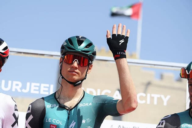 Photo LaPresse - Fabio Ferrari February 23, 2022 Abu Dhabi (United Arab Emirates) Cycling UAE Tour 2022 -BURJEEL MEDICAL CITY STAGE- Stage 4 -Fujairah Fort at Jebel Jais - 112 miles In the pic: VLASOV Aleksandr(BORA - HANSGROHE)  Copyright: xLaPresse xFabioxFerrari FerrariFx