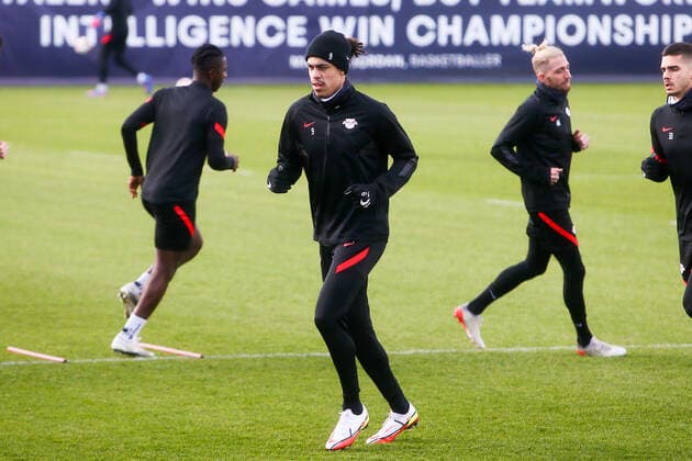 Football, EL, RB Leipzig, Training
