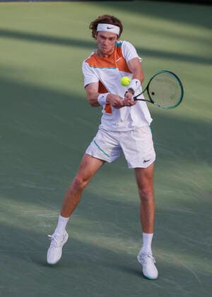 Andrey Rublev Tennis Dubai Duty Free Tennis Championships ATP Dubai Duty Free Tennis Stadium Dubai United Arab Emirates 23 February 2022 Copyright: xJuergenxHasenkopfx