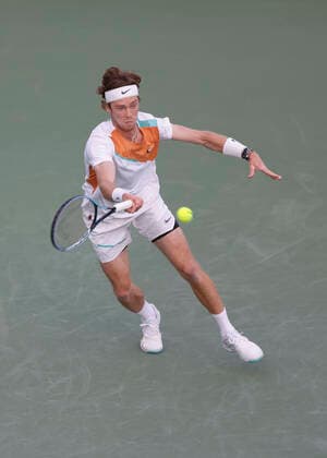 Andrey Rublev Tennis Dubai Duty Free Tennis Championships ATP Dubai Duty Free Tennis Stadium Dubai United Arab Emirates 23 February 2022 Copyright: xJuergenxHasenkopfx
