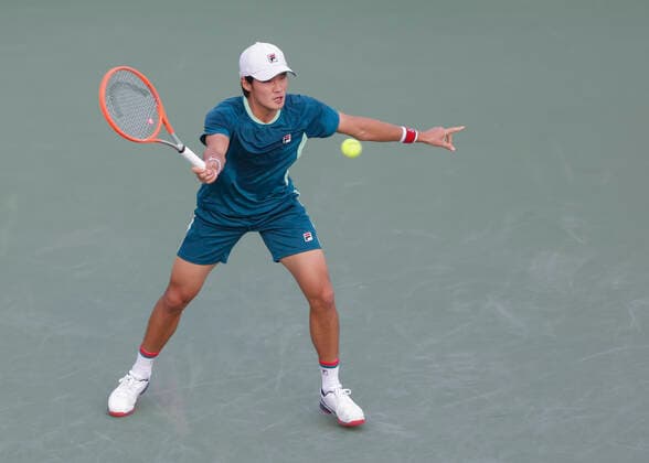 Soonwoo Kwon Tennis Dubai Duty Free Tennis Championships ATP Dubai Duty Free Tennis Stadium Dubai United Arab Emirates 23 February 2022 Copyright: xJuergenxHasenkopfx