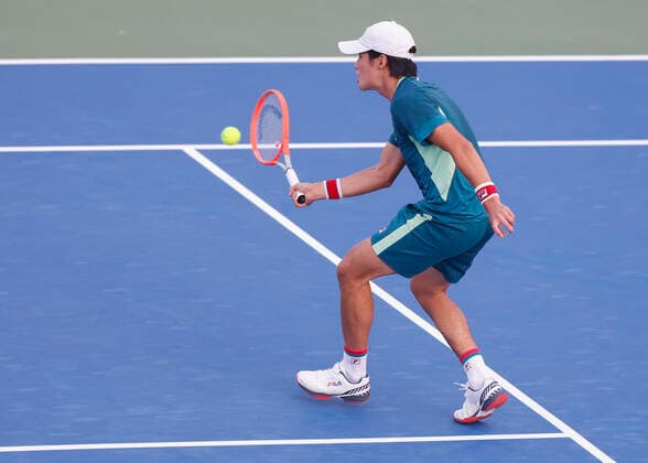 Soonwoo Kwon Tennis Dubai Duty Free Tennis Championships ATP Dubai Duty Free Tennis Stadium Dubai United Arab Emirates 23 February 2022 Copyright: xJuergenxHasenkopfx