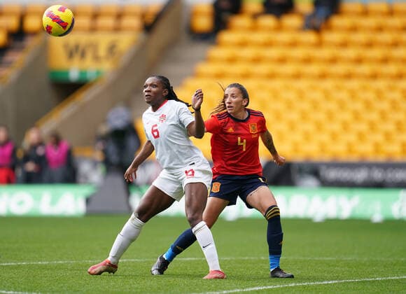 Football, Women, Arnold Clark Cup, Spain - Canada