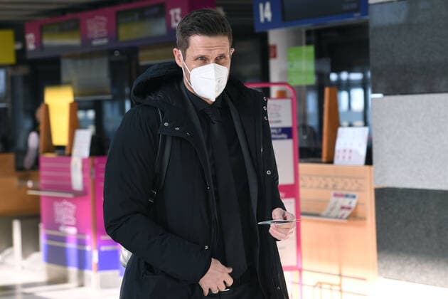 Soccer Europa League departure Borussia Dortmund to Glasgow on 23 02 2023 at Dortmund Airport in Dortmund Sebastian Kehl Head of Licensed Players Department Dortmund xRx