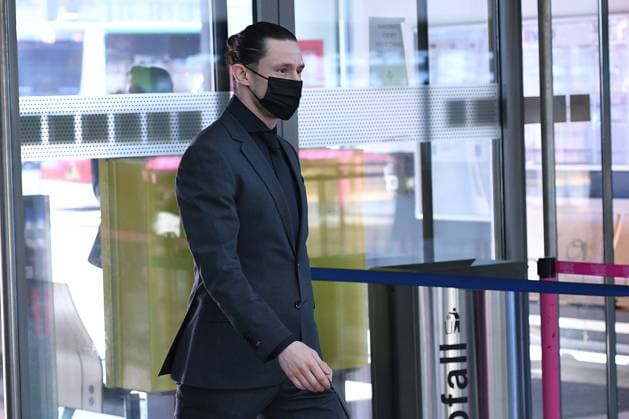 Soccer Europa League departure Borussia Dortmund to Glasgow on 23 02 2023 at Dortmund Airport in Dortmund Nico Schulz Dortmund xRx
