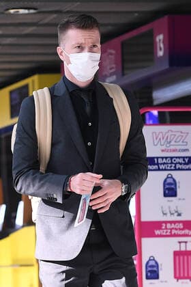 Soccer Europa League departure Borussia Dortmund to Glasgow on 23 02 2023 at Dortmund Airport in Dortmund Marco Reus Dortmund xRx