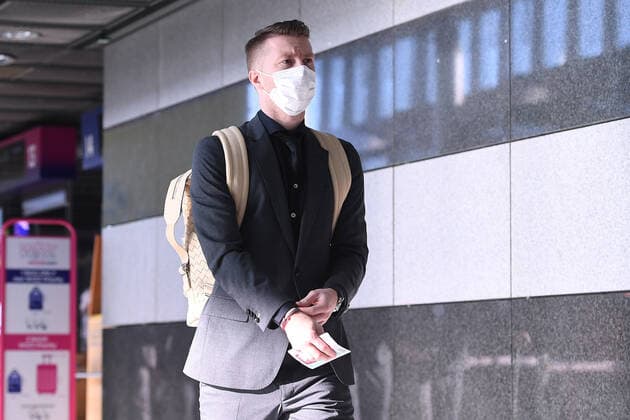 Football, EL, Departure Borussia Dortmund to Glasgow