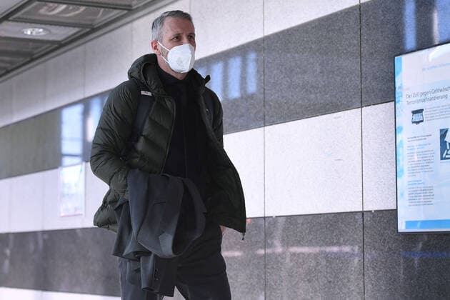Soccer Europa League departure Borussia Dortmund to Glasgow on 23 02 2023 at Dortmund Airport in Dortmund Marco Rose coach head coach Dortmund xRx