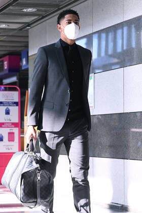 Soccer Europa League departure Borussia Dortmund to Glasgow on 23 02 2023 at Dortmund Airport in Dortmund Jude Bellingham Dortmund xRx