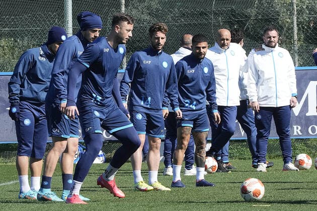 Football, EL, Training SSC Napoli