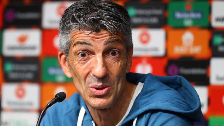 Football, EL, Press conference Real Sociedad San Sebastian