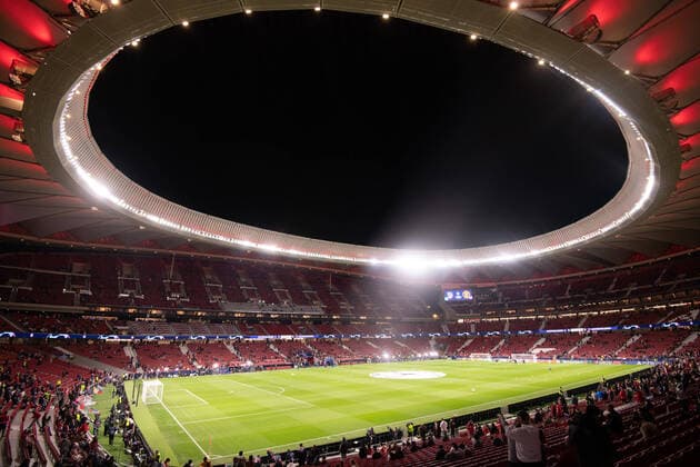 2021 2022 Champions League Atletico de Madrid vs Manchester United Feb 23rd 23 rd february 2022 Stadium Wanda Metropolitano, Madrid, Spain Champions League football, round of 16, 1st leg, Atletico de Madrid vs Manchester United Football Club Wanda Metropolitano Stadium Copyright: xJorgexRopero xActionxPlusx