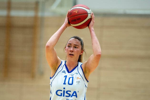Halle, Germany 23 February 2022 1 BBL Women 2021 2022 Gisa Lions SV Halle vs SNP BasCats USC Heidelberg Barbora Kasparkova Halle SWH arena Sachsen Anhalt Copyright: xFotostandx xxBallaschx