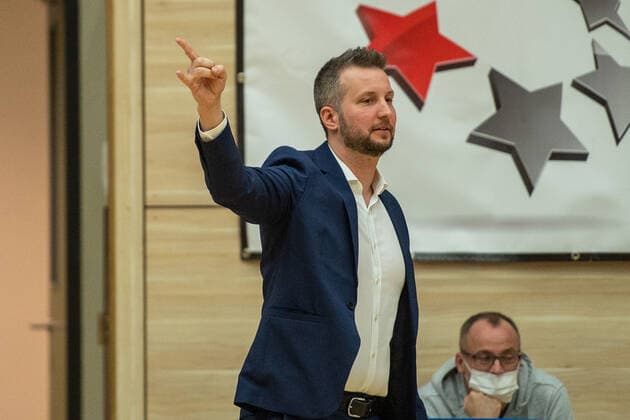 Halle, Germany 23 February 2022 1 BBL Womens 2021 2022 Gisa Lions SV Halle vs SNP BasCats USC Heidelberg Coach Sebastian Nörber Noerber Heidelberg SWH arena Saxony Anhalt Copyright: xFotostandx xxBallaschx