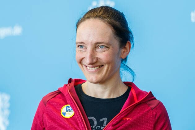 Tatjana Huefner (Kampfrichterin Rodeln), 2 23 2022, Oberhof (Deutschland), Wintersport, Empfang der Thueringer Olympiateilnehmer durch den Ministerpraesidenten und den LSB *** Tatjana Huefner Judge Luge , 2 23 2022, Oberhof Germany , Winter sports, Reception of Thuringia Olympic athletes by the State President and LSB. xprx