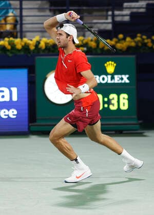 Karen Khachanov Tennis Dubai Duty Free Tennis Championships ATP Dubai Duty Free Tennis Stadium Dubai United Arab Emirates 23 February 2022 Copyright: xJuergenxHasenkopfx