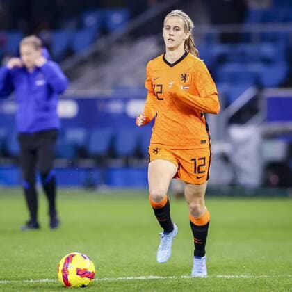 LE HAVRE, 22-02-2022 ,Stade Oceane Tournoi de France, Dutch Eredivisie, Season 2021 2022, Netherlands player Katja Snoeijs during the match France - Netherlands (women) France - Netherlands (women)  x15515515x Copyright: