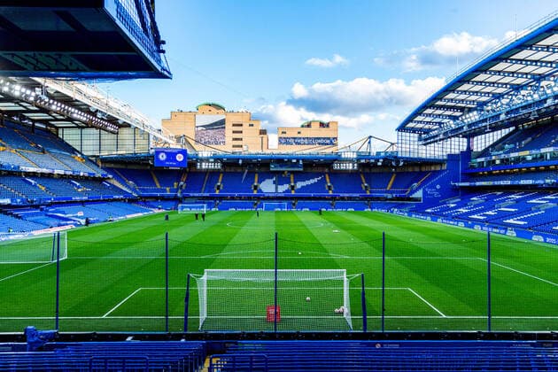 Stadium shots inside the ground before the FA Youth Cup match between Chelsea U18 and Blackpool U18 at Stamford Bridge, London, England on 24 February 2022. Copyright: xSamxFieldingx PMI-4781-0002