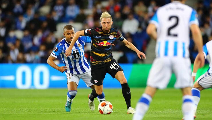 Football, EL, Real Sociedad - RB Leipzig