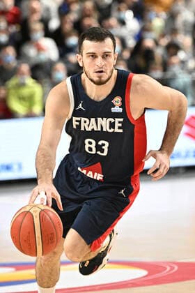 Axel Julien (France) BASKETBALL : France vs Portugal - Qualifications WC2023 - 24 02 2022 JBAutissier Panoramic 