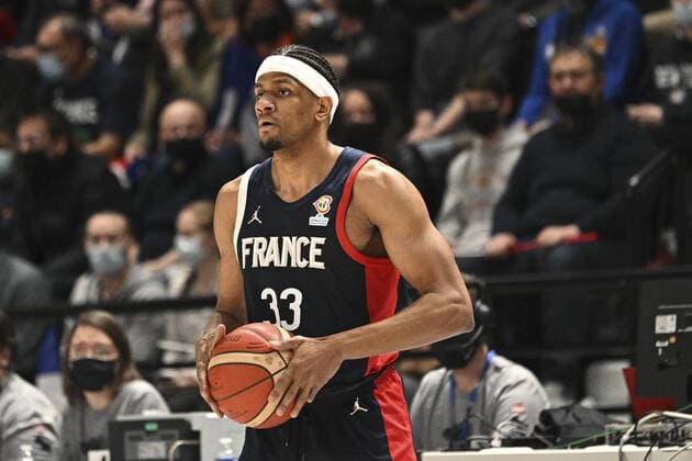 Axel Toupane (France) BASKETBALL : France vs Portugal - Qualifications WC2023 - 24 02 2022 JBAutissier Panoramic 
