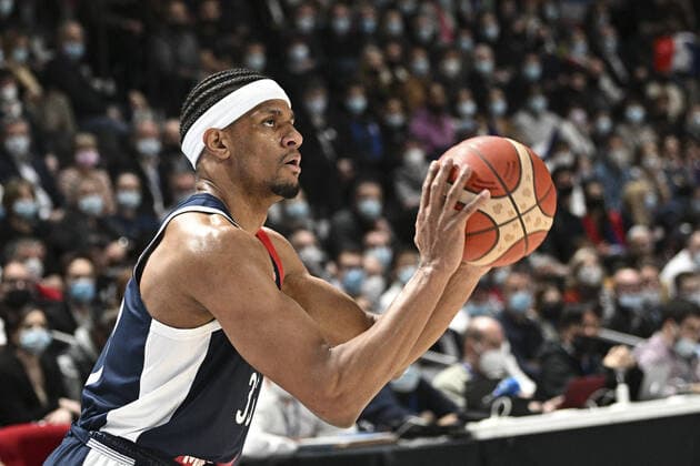 Axel Toupane (France) BASKETBALL : France vs Portugal - Qualifications WC2023 - 24 02 2022 JBAutissier Panoramic 