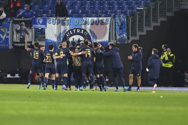 February 24, 2022, Rome, Italy: Matheus Uribe of F.C. Porto in action during the Knockout Round Play-Offs Leg Two - UEFA Europa League between SS Lazio and FC Porto at Stadio Olimpico on 24th of February, 2022 in Rome, Italy. football Europa League match - SS Lazio vs FC Porto, Rome, Italy  - ZUMAl164 20220224_zsa_l164_297 Copyright: xDomenicoxCippitellix