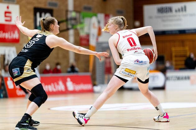 Basketball, Women, DBBL, Panthers Osnabrück - TK Hannover