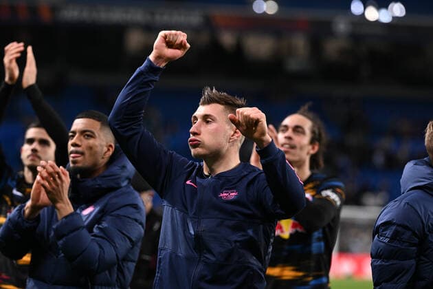 Willi Orban 4 Leipzig , Real Sociedad vs RB Leipzig, Europa League, PLayoff second leg, 24 02 2022 Copyright: xkolbert-press MarcxNiemeyerx
