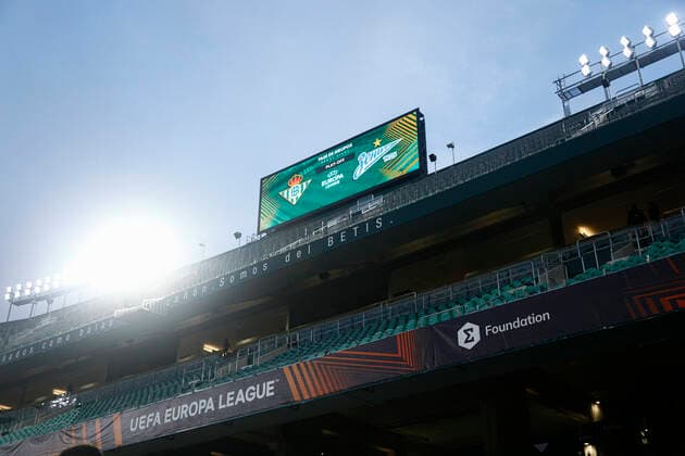 ESP: Real Betis-Zenit. UEFA Europa League Real Betis Stadium during the UEFA Europa League match, round of 32 between Real Betis and Zenit played at Benito Villamarin Stadium on February 24, 2022 in Sevilla, Spain. (Antonio Pozo PRESSINPHOTO) kpng Copyright: xAntonioxPozox xPRESSINPHOTOx AP_240222_001