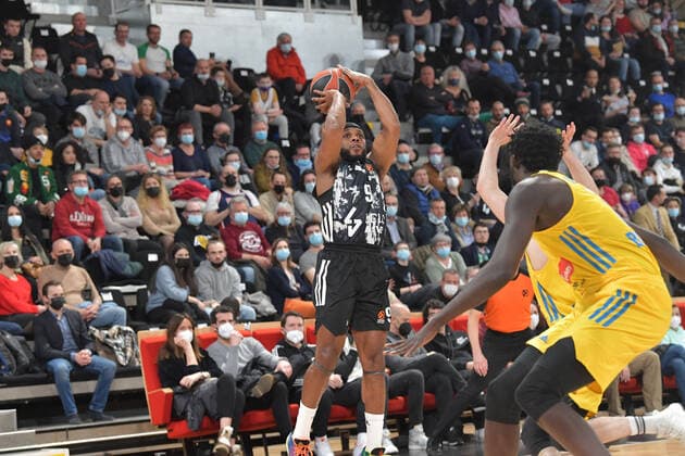 Marcos Knight( asvel) BASKETBALL : LDLC ASVEL vs Alba Berlin - Euroligue - 24 02 2022 FredericChambert Panoramic 
