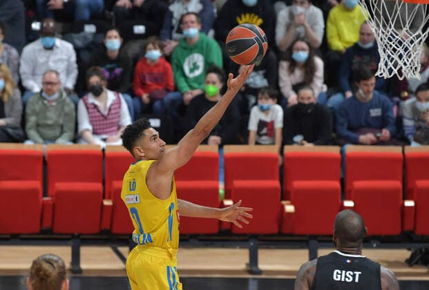 Maodo Lo (berlin) BASKETBALL : LDLC ASVEL vs Alba Berlin - Euroligue - 24 02 2022 FredericChambert Panoramic 