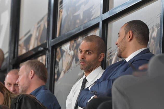 Tony Parker (President asvel) BASKETBALL : LDLC ASVEL vs Alba Berlin - Euroligue - 24 02 2022 FredericChambert Panoramic 