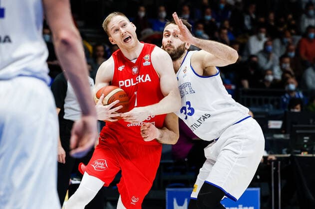 Tallin, 25.02.2022 KOSZYKOWKA KADRA REPREZENTACJA POLSKI MECZ Estoani - Poland POLISH national team, Nationalteam BASKETBALL POLAND GAME Estonia - Polska NZ Jaroslaw Zyskowski , FOT. WOJCIECH FIGURSKI 400mm.pl NEWSPIX.PL --- Newspix.pl  20220225_053_FIG0286