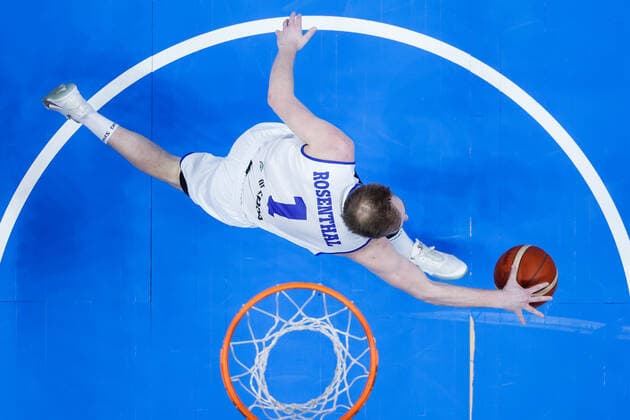 Tallin, 25.02.2022 KOSZYKOWKA KADRA REPREZENTACJA POLSKI MECZ Estoani - Poland POLISH national team, Nationalteam BASKETBALL POLAND GAME Estonia - Polska NZ mart rosenthal , FOT. WOJCIECH FIGURSKI 400mm.pl NEWSPIX.PL --- Newspix.pl  20220225_062_FIG0978