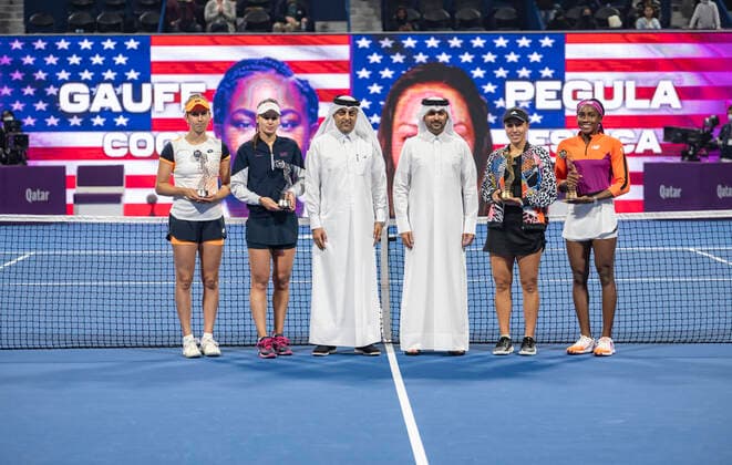 2022 Qatar TotalEnergies Open Cori Gauff USA Jessica Pegula USA