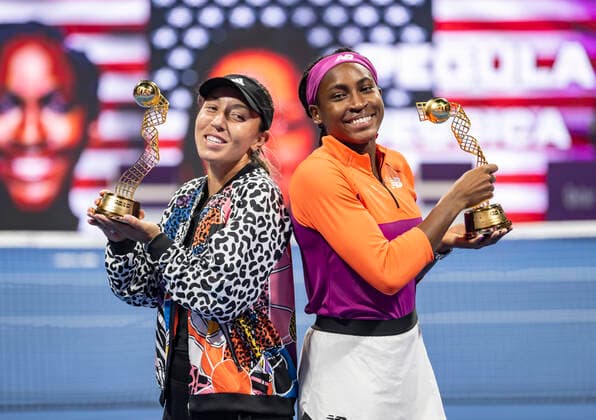 2022 Qatar TotalEnergies Open Cori Gauff USA Jessica Pegula USA