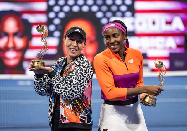2022 Qatar TotalEnergies Open Cori Gauff USA Jessica Pegula USA